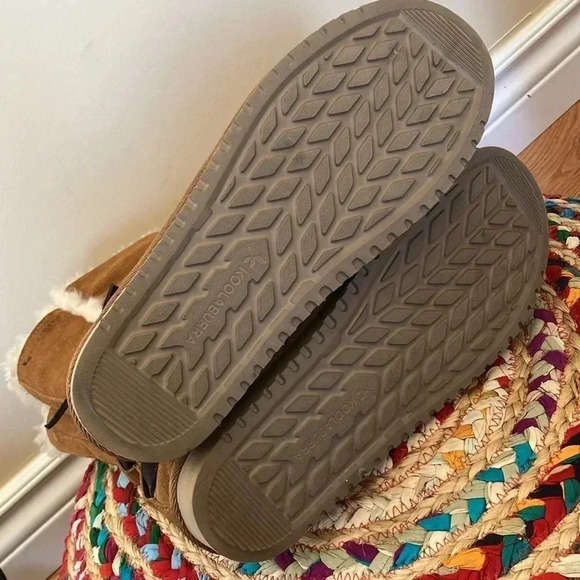 Kookaburra  by UGG tan cognac suede leathers bow high boots - Picture 4 of 5